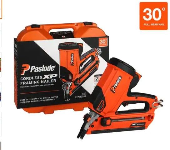 Photo 1 of NEEDS NEW BATTERY, Paslode CFN325XP Lithium-Ion Battery 30° Cordless Framing Nailer