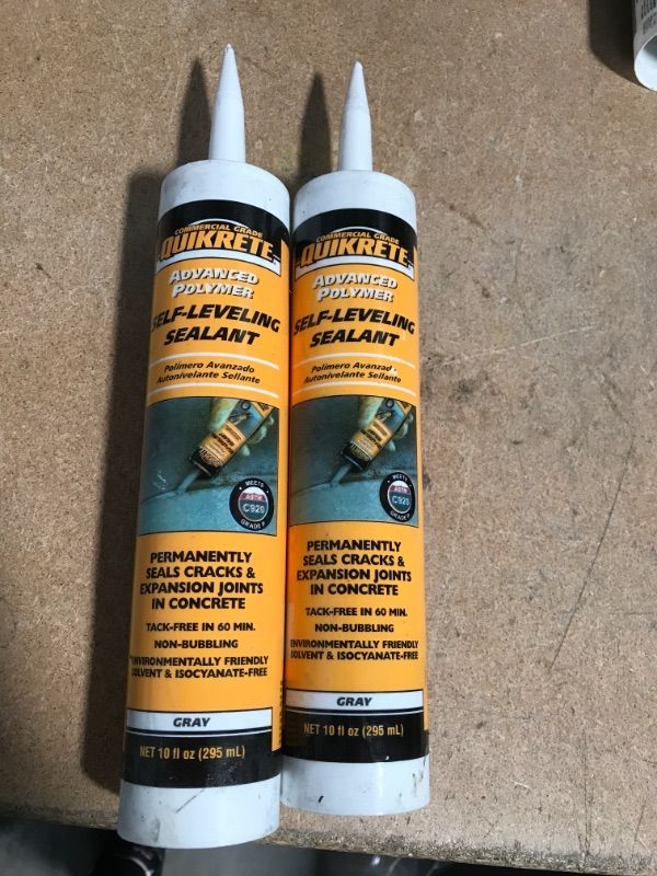 Photo 2 of **EXPIRE DATE : 12/07/2021** SET OF 2 : Quikrete 10.1 oz. Self-Leveling Sealant