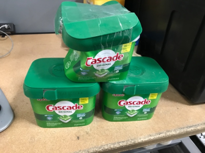 Photo 2 of **ONE OF THE CONTAINERS IS DAMAGED ** Cascade ActionPacs Fresh Scent Dishwasher Detergent with Dawn (60-Count)