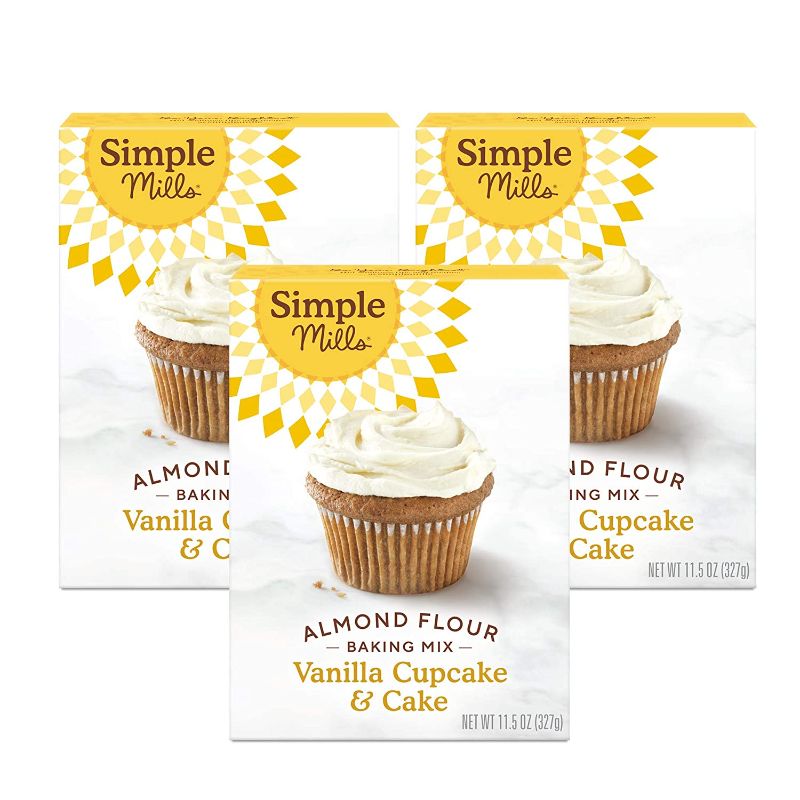 Photo 1 of (NON-REFUNDABLE)
EXPIRATION DATE 12/23/2021
Simple Mills Almond Flour Baking Mix, Gluten Free Vanilla Cake Mix, Muffin pan ready, Good for Baking, Nutrient Dense, 11.5oz, 3 Count
