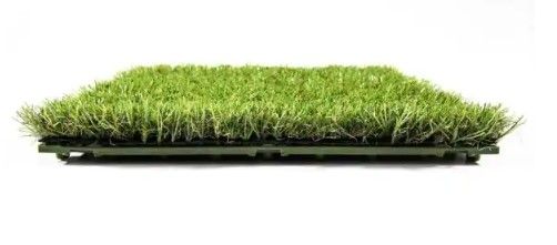 Photo 1 of 1 ft. x 1 ft. Artificial Grass Interlocking Tiles (9-Pack)
