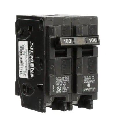 Photo 1 of 100 Amp Double-Pole Type QP Circuit Breaker
