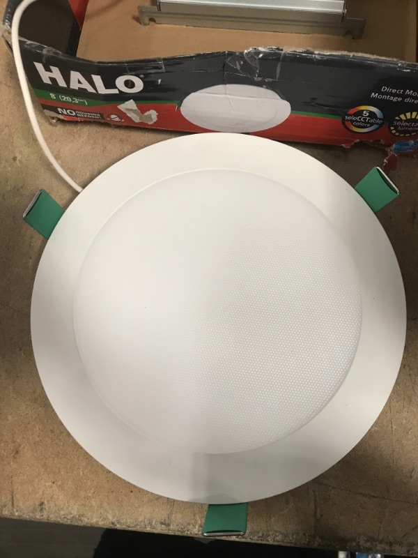 Photo 1 of 8 in. Selectable CCT and Lumens New Construction Canless Recessed Integrated LED Kit

