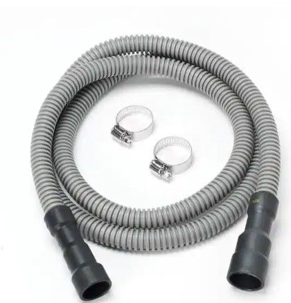 Photo 1 of 6 ft. Corrugated Dishwasher Hose
