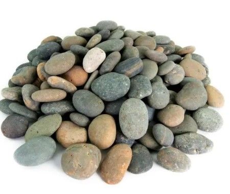 Photo 1 of .25 cu. ft. 2 in. to 3 in. Mixed Mexican Beach Pebbles Smooth Round Rock for Gardens, Landscapes and Ponds
