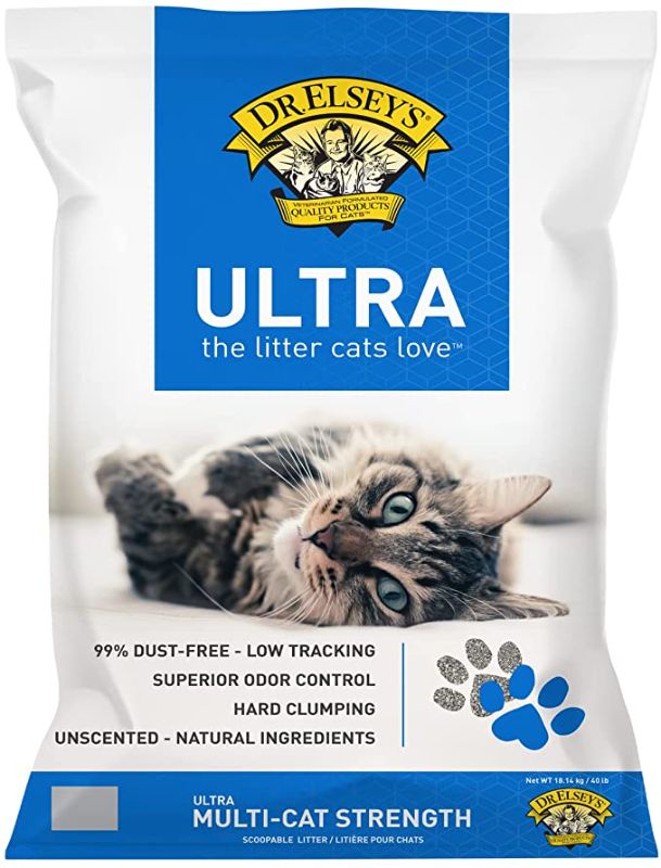 Photo 1 of ** NON-REFUNDABLE**   ** SOLD AS IS**  ** NO EXP PRINTED**
Dr. Elsey's Premium Clumping Cat Litter Ultra Uncented | 99.9% Dust-Free, Low Tracking, Hard Clumping, Superior Odor Control & Natural Ingredients
