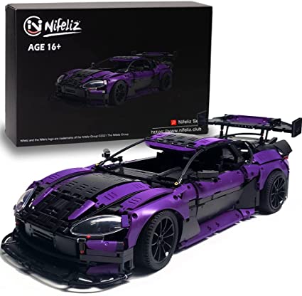 Photo 1 of Nifeliz Super car GT4 MOC Building Blocks and Construction Toy, Adult Collectible Model Cars Set to Build, 1:8 Scale Sports Car Model (3850 Pcs)