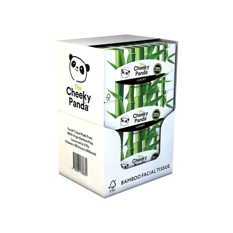 Photo 1 of Bamboo Facial Tissues Box 80 Sheets (Pack of 12)