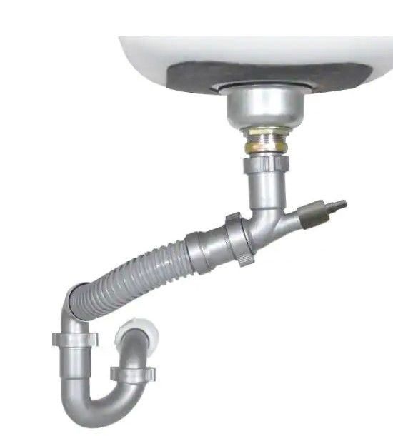 Photo 1 of 1-1/2 in. All-in-One Drain Kit for Single Bowl Kitchen Sinks, Bar Sinks and Utility Sinks
