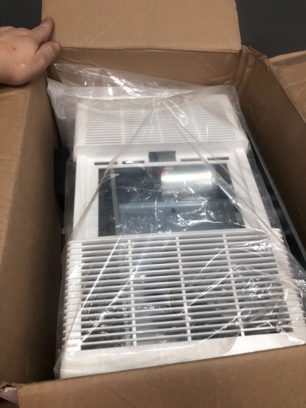 Photo 1 of 80 CFM Ceiling Bathroom Exhaust Fan with Light and 1300-Watt Heater
