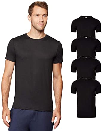 Photo 1 of 32 DEGREES Mens 4 Pack Cool Quick Dry Active Basic Crew T-Shirt