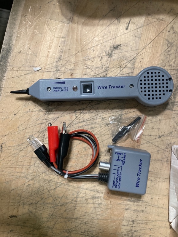 Photo 2 of Riiai Tone Generator Kit, Wire Tracer Circuit Tester, 200EP High Accuracy Cable Toner Detector Finder Tester,Inductive Amplifier and Probe Kit with Adjustable Volume for Network Cable Collation