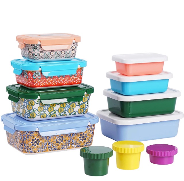 Photo 1 of 22 Pieces Airtight Food Storage Containers Set - BPA Free Kitchen and Pantry Organization Meal Prep Lunch Container with Durable Leak Proof Lids,Dishwasher Safe, Fridge and Freezer Friendly