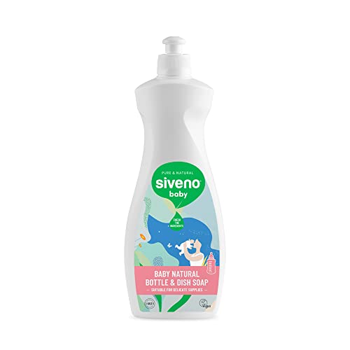 Photo 1 of BUNDLE OF 2 Siveno - Natural Baby Bottle & Dish Liquid Soap, Vegan Baby Bottle Cleaner with Coconut Oil and Olive Oil, Baby Dish Soap for Baby Bottles, Pacifiers,
