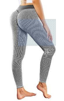 Photo 1 of SET OF 2 Cimkiz Leggings for Women Butt Lifting Leggings Anti Cellulite High Waist Yoga Pants Tummy Control LARGE 
