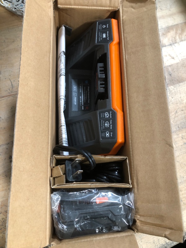 Photo 2 of RIDGID
18V Lithium-Ion MAX Output 4.0 Ah Battery and Charger Starter Kit