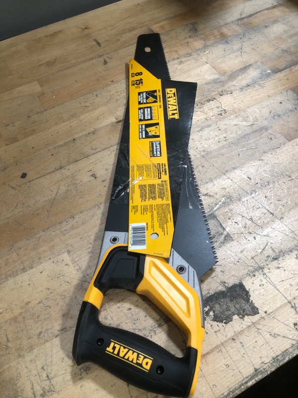 Photo 2 of 
DEWALT
15 in. Tooth Saw with Aluminum Handle