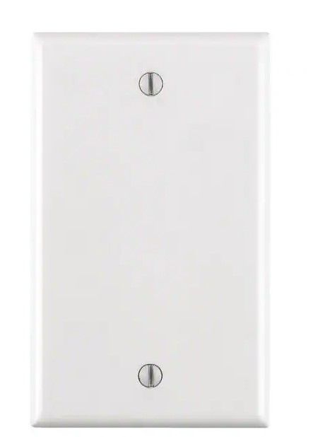 Photo 1 of 25 PACK: Leviton
1-Gang Blank Wall Plate, White