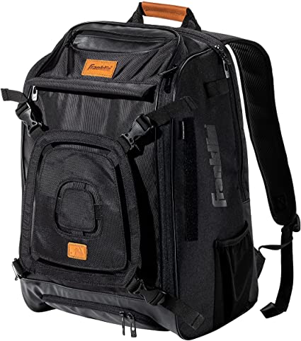 Photo 1 of Franklin Sports MLB Traveler Plus Baseball Backpack – Baseball Bag or Softball Backpack – Stores Batting Glove, Helmet, Cleats and More.
