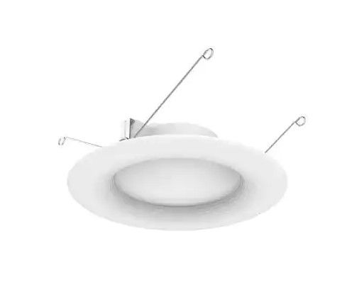 Photo 1 of 
EcoSmart
5/6 in. 5000K White Integrated LED Recessed Trim CEC-T20 (4-Pack)