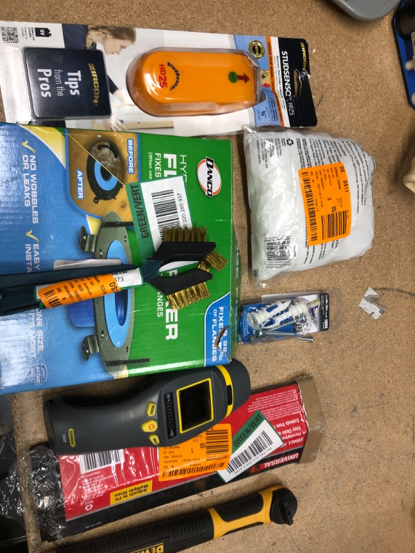 Photo 1 of **NO REFUNS/RETURNS** - Bundle of Miscellaneous home depot items- tools, hardware, screws