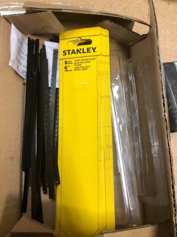 Photo 2 of **10 of- Stanley Hack Saw Blades (5-Pack)
