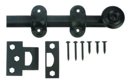 Photo 1 of **3 OF- 6 in. Oil-Rubbed Bronze Decorative Surface Bolt
