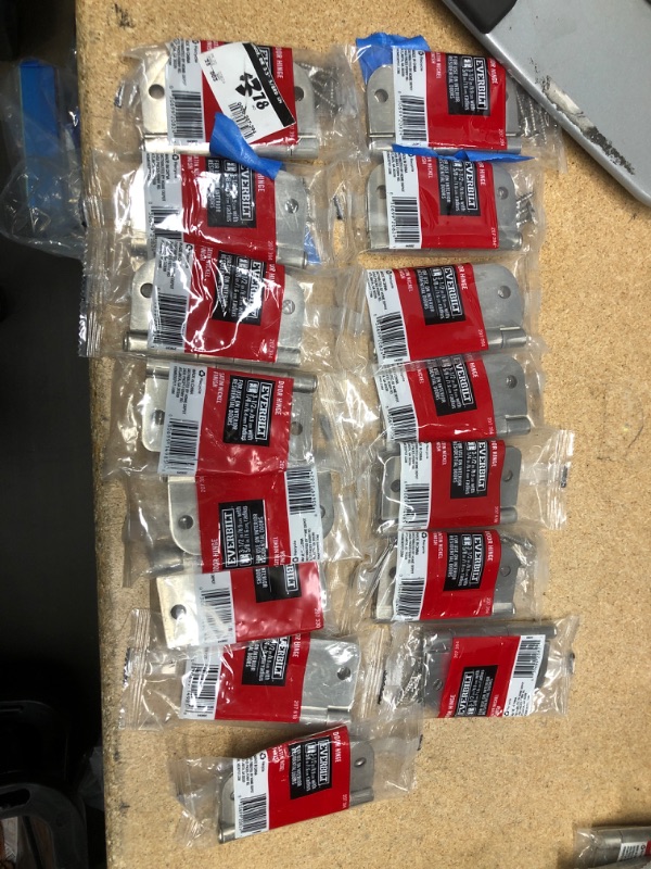 Photo 1 of **NO REFUNDS/RETURNS** - Bundle of assorted door hinges 15 PKS