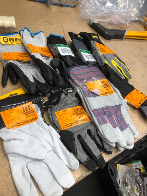 Photo 1 of **NO REFUNDS/RETURNS** - Bundle of assorted gloves