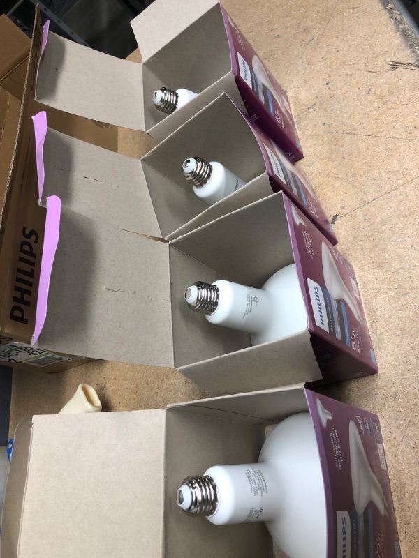 Photo 3 of *4 of- 65-Watt Equivalent BR40 Dimmable LED ENERGY STAR Flood Light Bulb Daylight (5000K) (1-Bulb)
