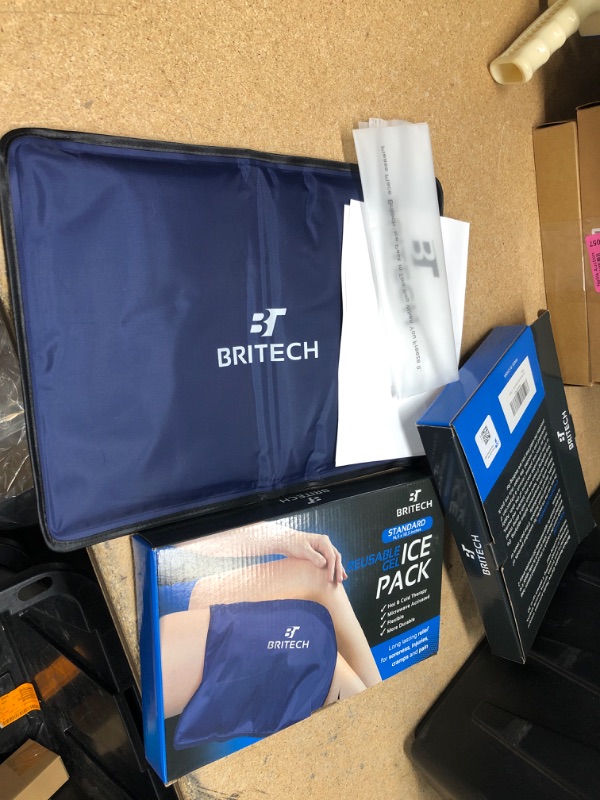 Photo 2 of **set of 2**
BRITECH Ice Pack (Standard Large: 10.5" x 14.5") Reusable Cold Pack for Injuries, Back Pain Relief, Migraine Relief Pad, After Surgery, Postpartum, Headache, Shoulder