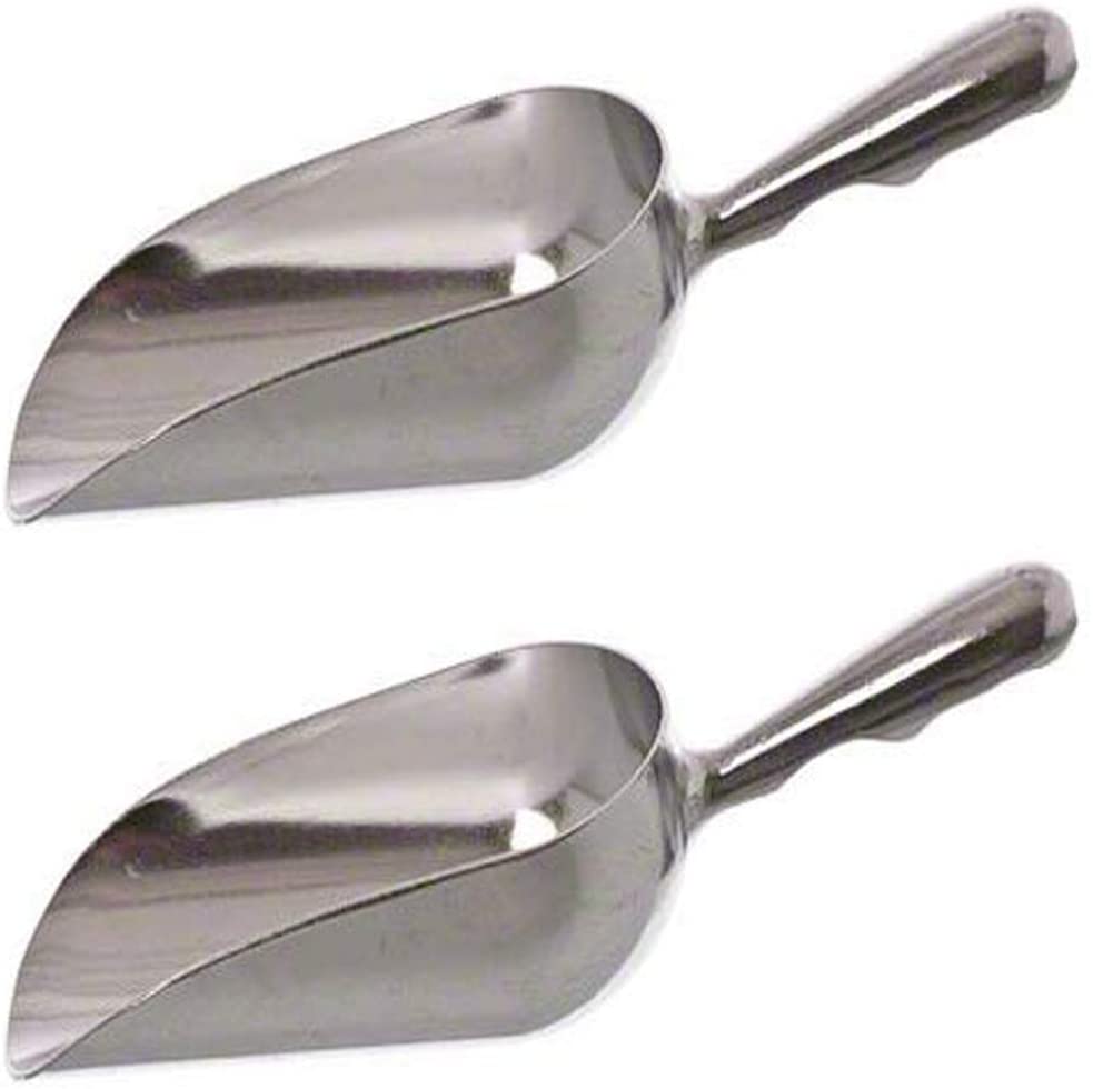 Photo 1 of **SET OF 2**
Premium Life AS-12 SET OF 2, 12 Oz. (Ounce) Bar Ice Scoop, Dry Bin Scoop, Dry Goods Scoop, Candy Scoop, Spice Scoop, Cast Aluminum
