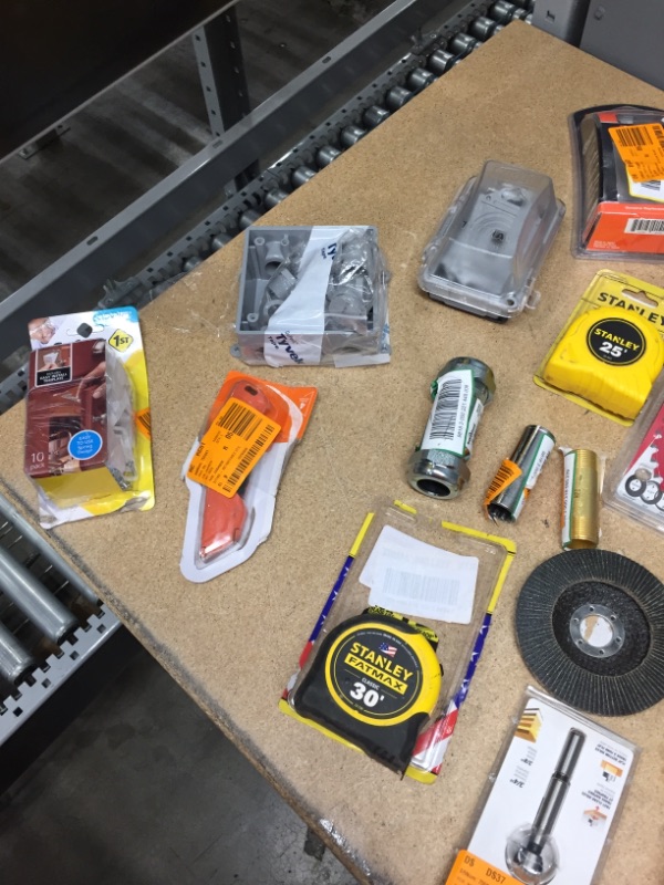 Photo 3 of ***NON-REFUNDABLE***
ASSORTED HOUSEHOLD GOODS AND SMALL HAND TOOLS
2 TAPE MEASURES, DRILL BIT, SAW BLADE, WIRE STRIPPERS