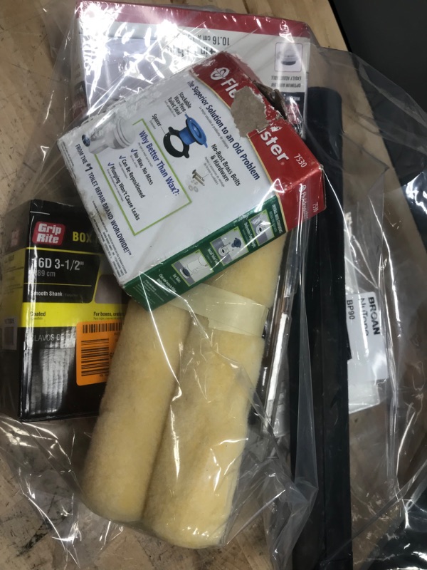 Photo 1 of **NOT REFUNDABLE, SOLD AS IS** BUNDLE OF ASSORTED MISC HOME GOODS, TOOLS AND PLUMBING ITEMS