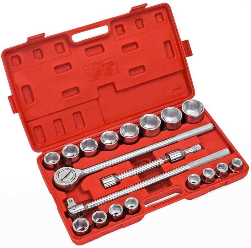 Photo 1 of 21-pieces 3/4" inch Drive Socket Wrench with Carry Case
