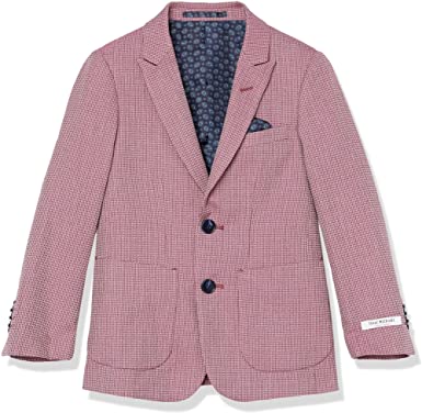 Photo 1 of Isaac Mizrahi Slim Fit Boy's Textured Birdeye Jacket
