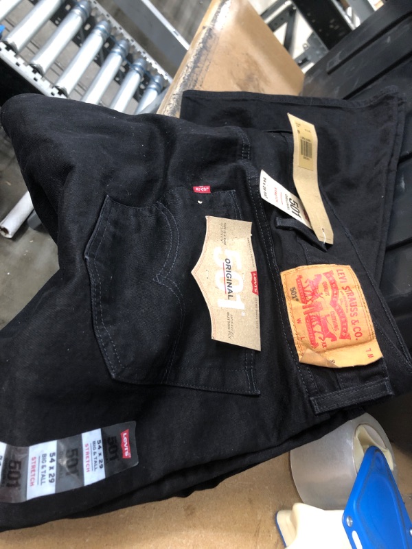 Photo 1 of Levi's Men's 501 Original Fit Jeans- 54X29 

