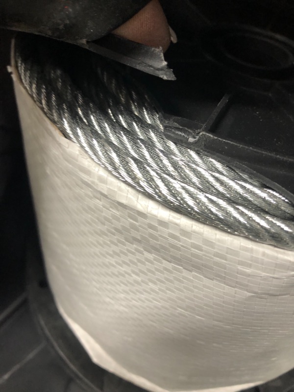 Photo 3 of 1/4" 7 X 19 Cable, Galvanized Wire, 250 Feet per Reel