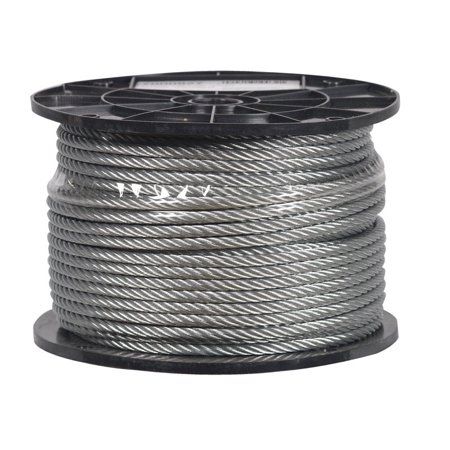 Photo 1 of 1/4" 7 X 19 Cable, Galvanized Wire, 250 Feet per Reel