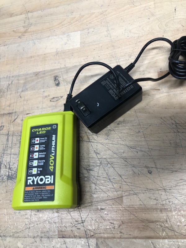 Photo 2 of Ryobi OP404 Lithium-ion 40 Volt Battery Charger
