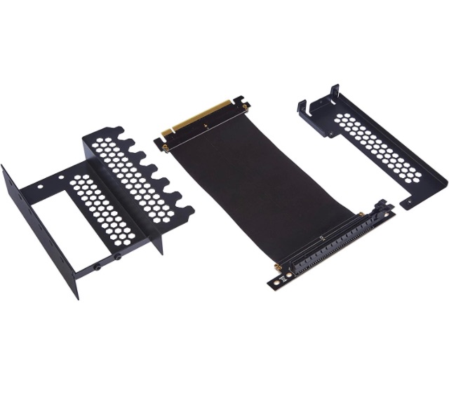 Photo 1 of CableMod Vertical PCI-e Bracket (Black, HDMI + DisplayPort)