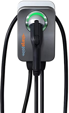 Photo 1 of ChargePoint Home Flex Electric Vehicle (EV) Charger upto 50 Amp, 240V, Level 2 WiFi Enabled EVSE, UL Listed, Energy Star, NEMA 6-50 Plug or Hardwired, Indoor/Outdoor, 23-Foot Cable
