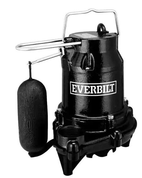 Photo 1 of Everbilt
1/3 HP Cast Iron Sump Pump