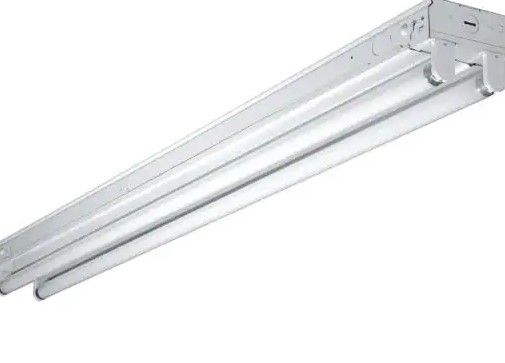 Photo 1 of Metalux
32-Watt 2-Light White 4 ft. Fluorescent Strip Light