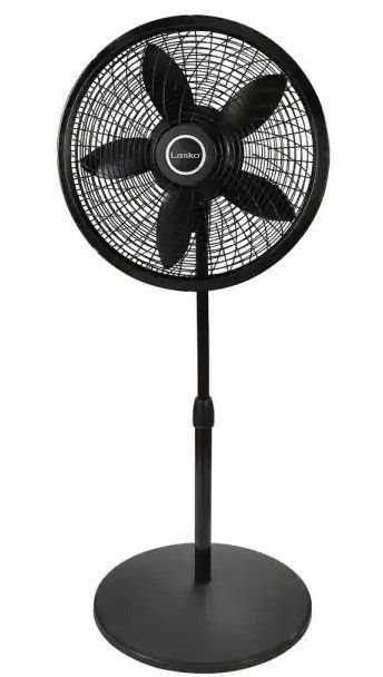 Photo 1 of Lasko
Cyclone Adjustable-Height 18 in. 3 Speed Black Oscillating Pedestal Fan