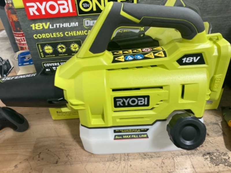 Photo 4 of RYOBI
ONE+ 18V Cordless Battery Fogger/Mister with 2.0 Ah Battery and Charger
