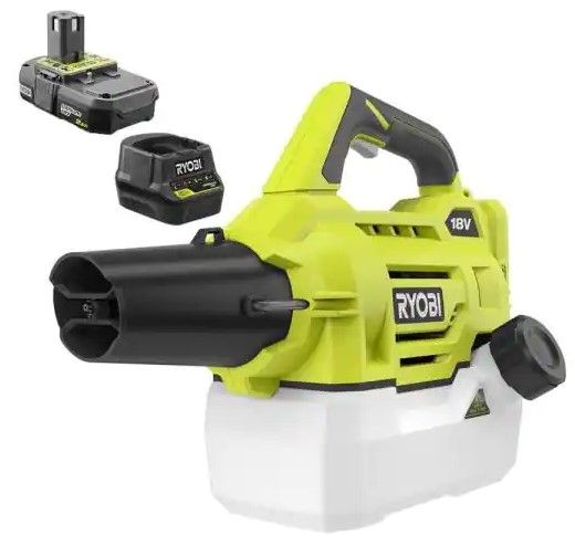 Photo 1 of RYOBI
ONE+ 18V Cordless Battery Fogger/Mister with 2.0 Ah Battery and Charger