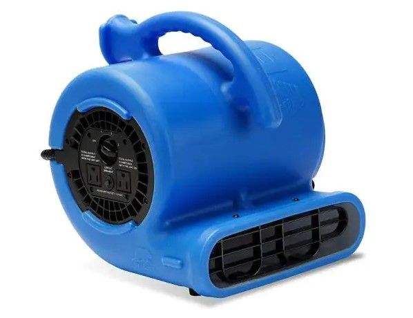 Photo 1 of B-Air
1/4 HP Air Mover Blower Fan for Water Damage Restoration Carpet Dryer Floor Home and Plumbing Use in Blue