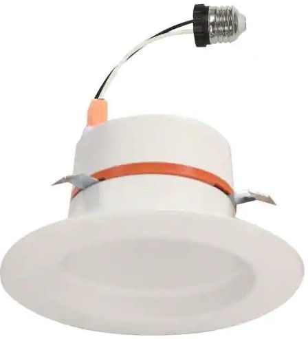 Photo 1 of Commercial Electric
4 in. Color Temperature Selectable Integrated LED Recessed CEC-T20 Trim (4-Pack)