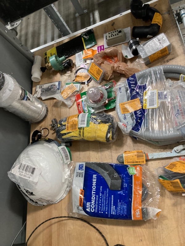 Photo 1 of **NOT REFUNDABLE** BUNDLE OF ASSORTED MISC HOME DEPOT GOODS, TOOLS AND HARDWARE , ELECTRICAL AND PLUMBING ITEMS